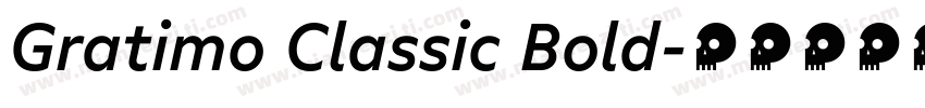 Gratimo Classic Bold字体转换
